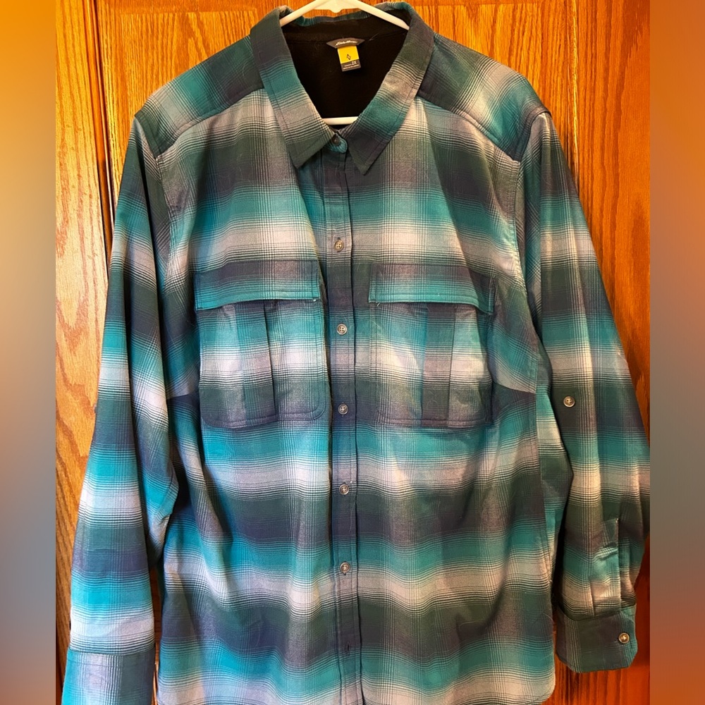 Eddie Bauer women's flannel shirt